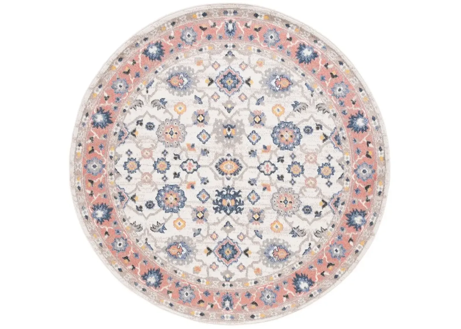 ASTORIA 408 Beige 6'-7' X 6'-7' Round Round Rug