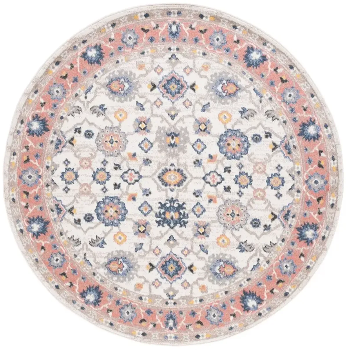 ASTORIA 408 Beige 6'-7' X 6'-7' Round Round Rug