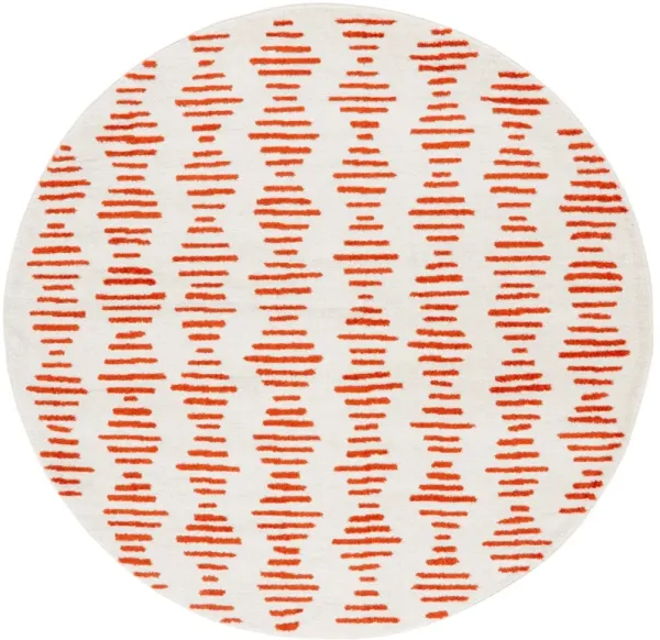 TULUM 644 IVORY  6'-7' x 6'-7' Round Round Rug