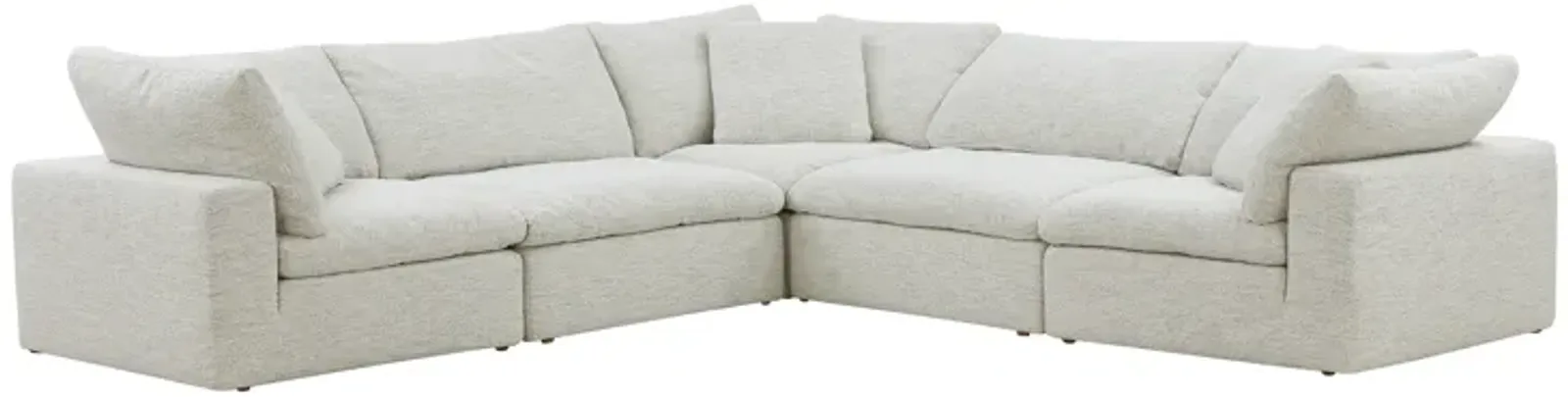 Clay Classic L-Shaped Modular Sectional Coastside Sand