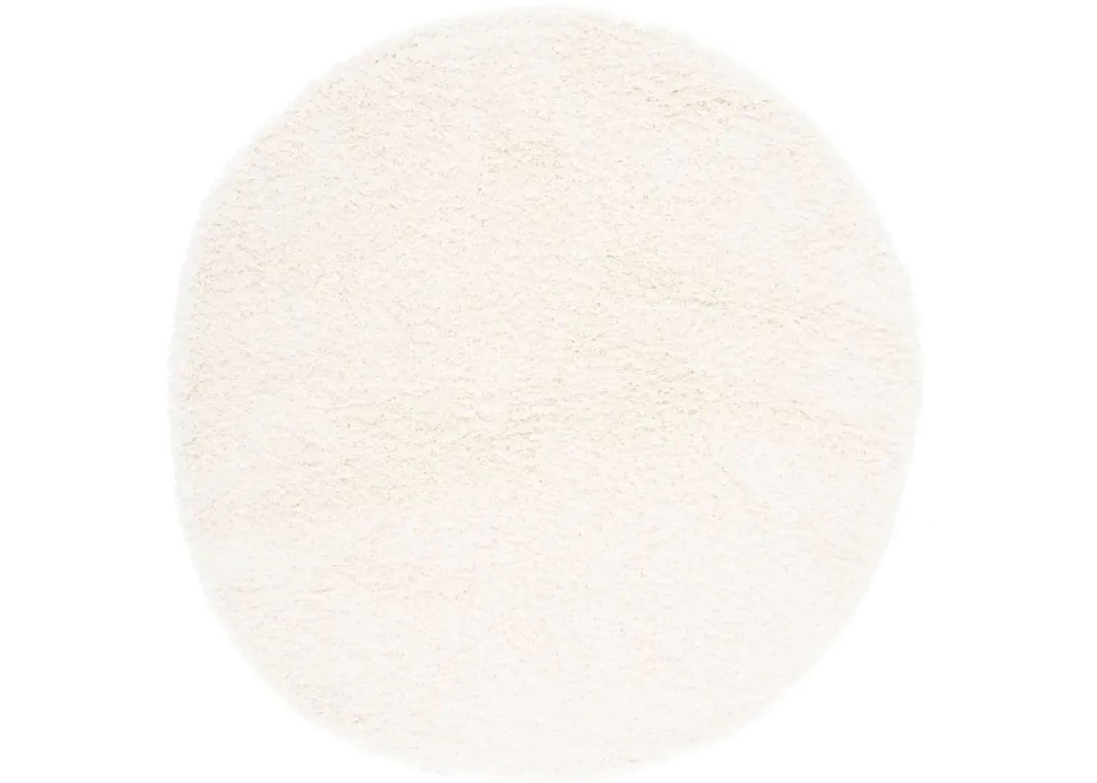 SANTA MONICA SHAG 725 IVORY 3' x 3' Round Round Rug