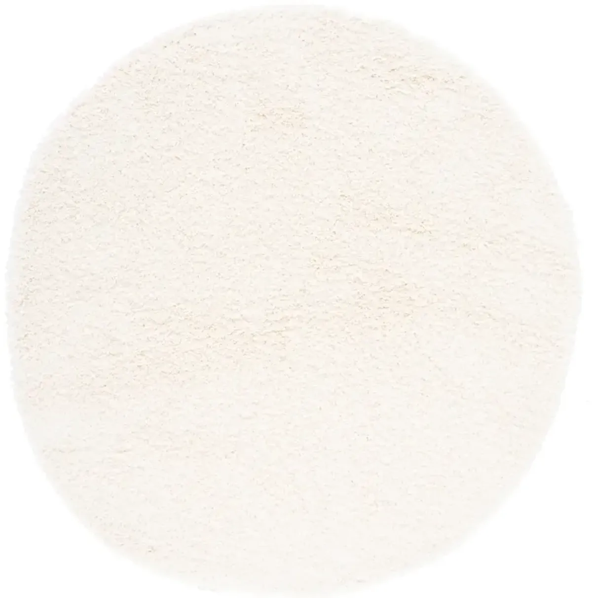 SANTA MONICA SHAG 725 IVORY 3' x 3' Round Round Rug