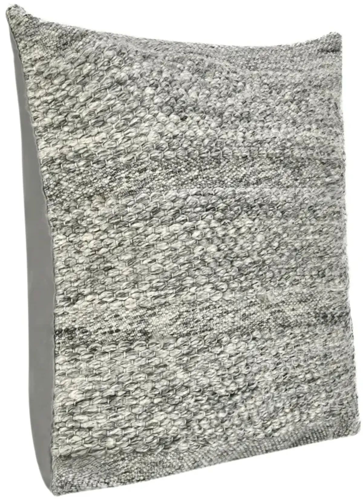 Ford 24" Recycled Fabric Fabric Throw Pillow, Gray