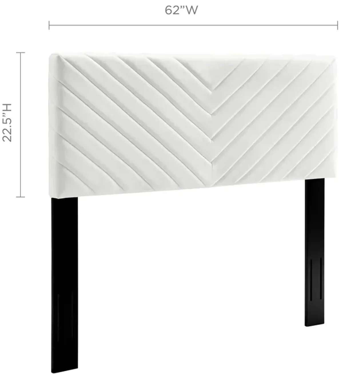 Alyson Angular Channel Tufted Performance Headboard