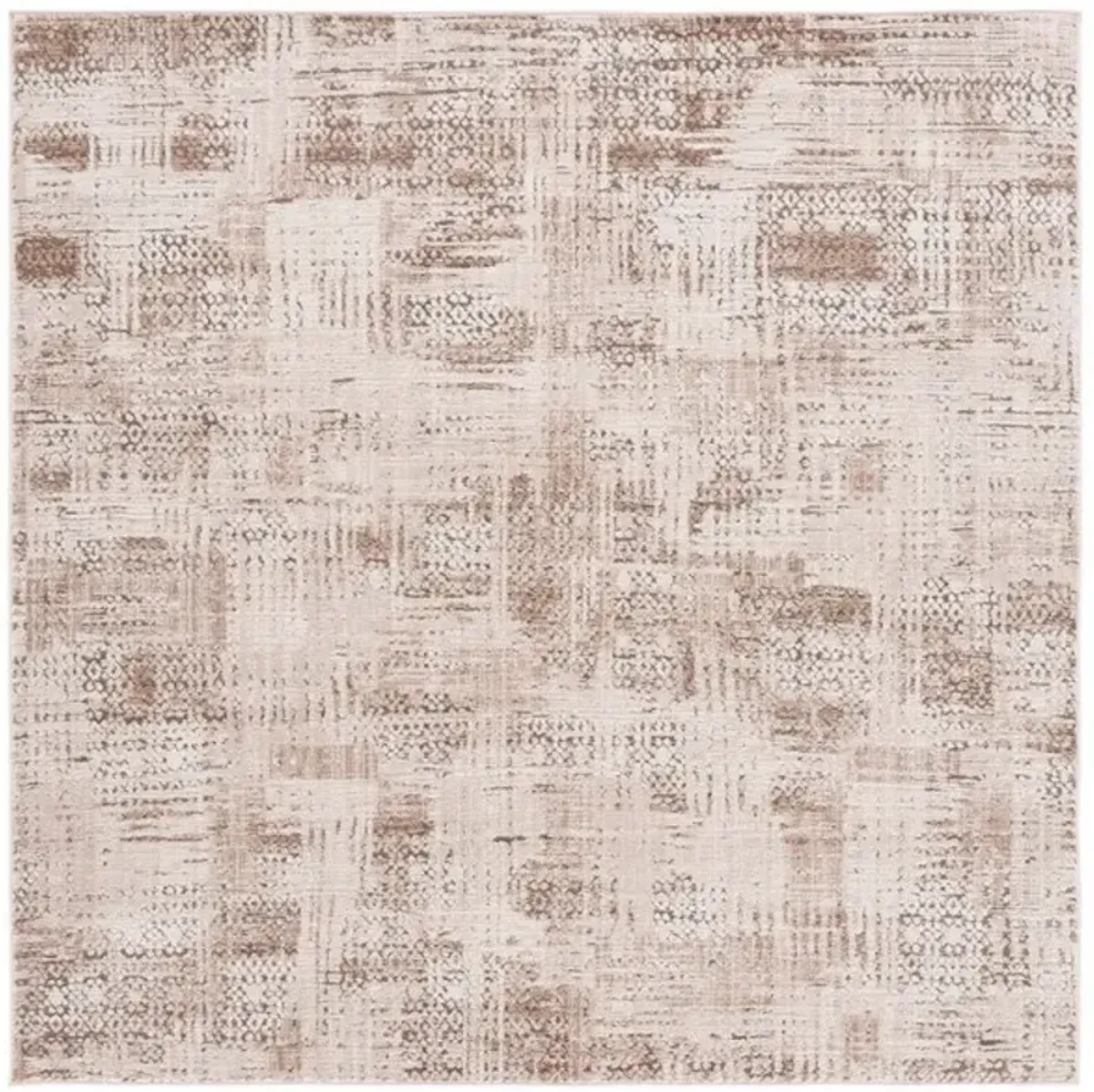 WHISPER 812 Beige 6'-7' X 6'-7' Square Square Rug