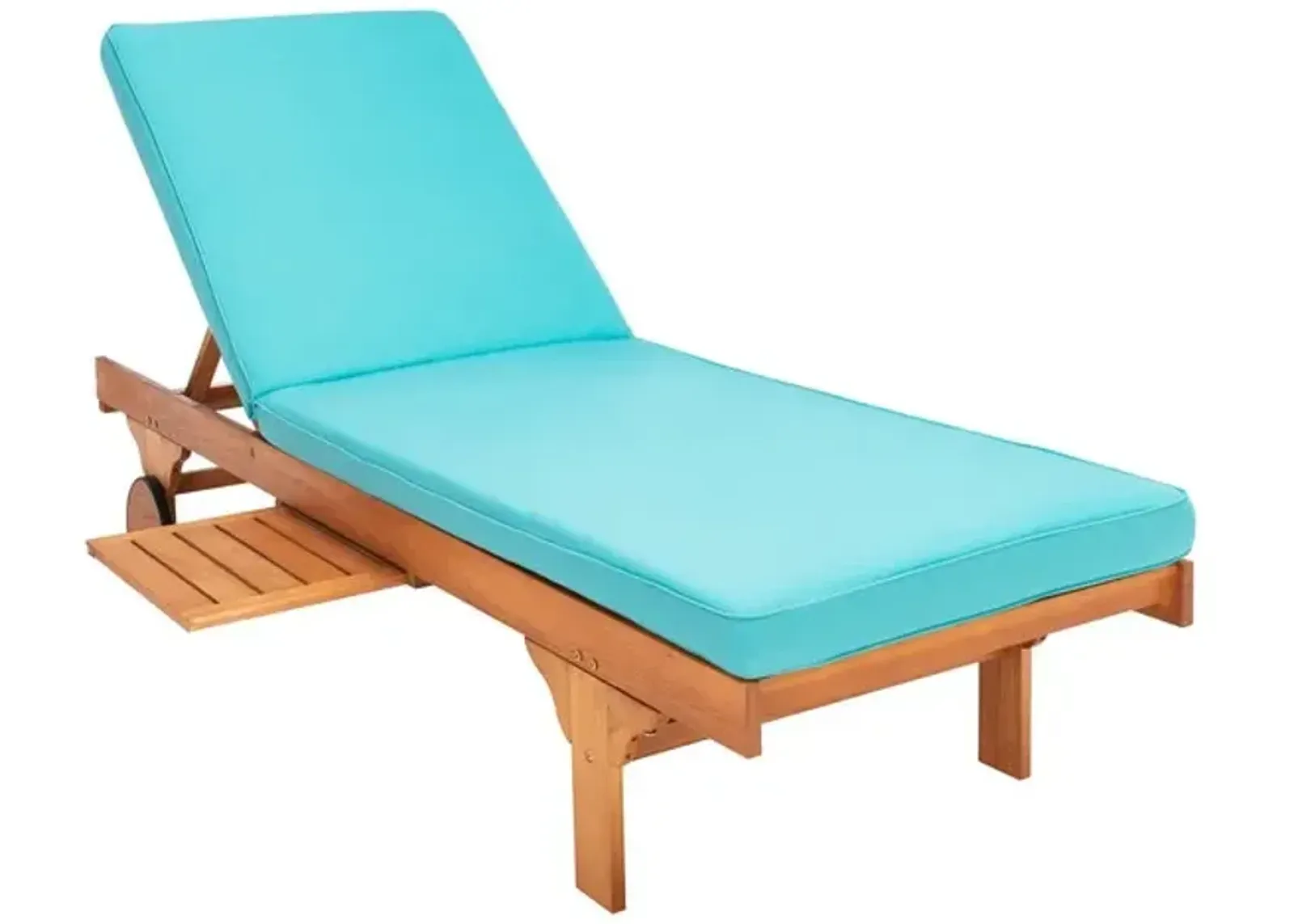 NEWPORT CHAISE LOUNGE CHAIR WITH SIDE TABLE