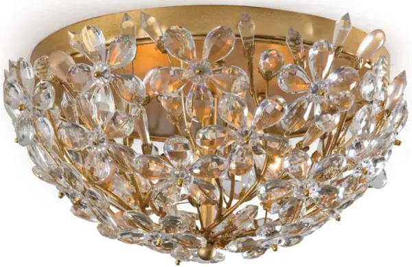 Cheshire Flush Mount (Gold Leaf)