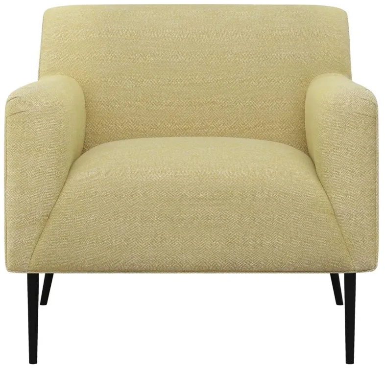 Darlene Upholstered Track Arms Accent Chair Lemon