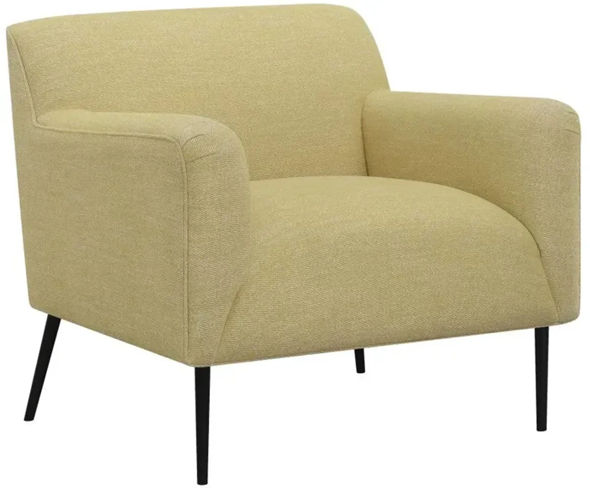 Darlene Upholstered Track Arms Accent Chair Lemon