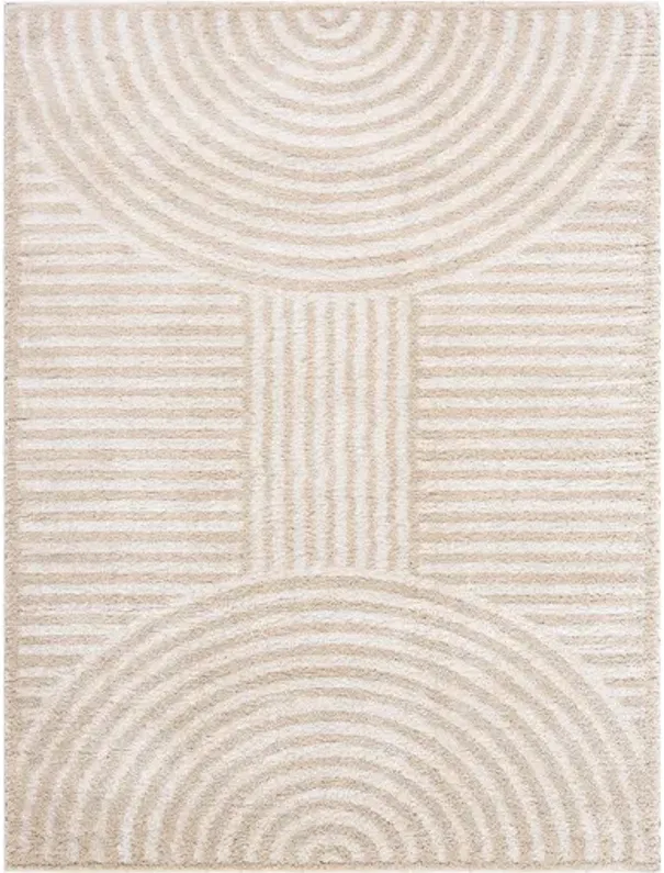 Fossay Shag FSG-2332 6'7" x 9' Machine Woven Rug