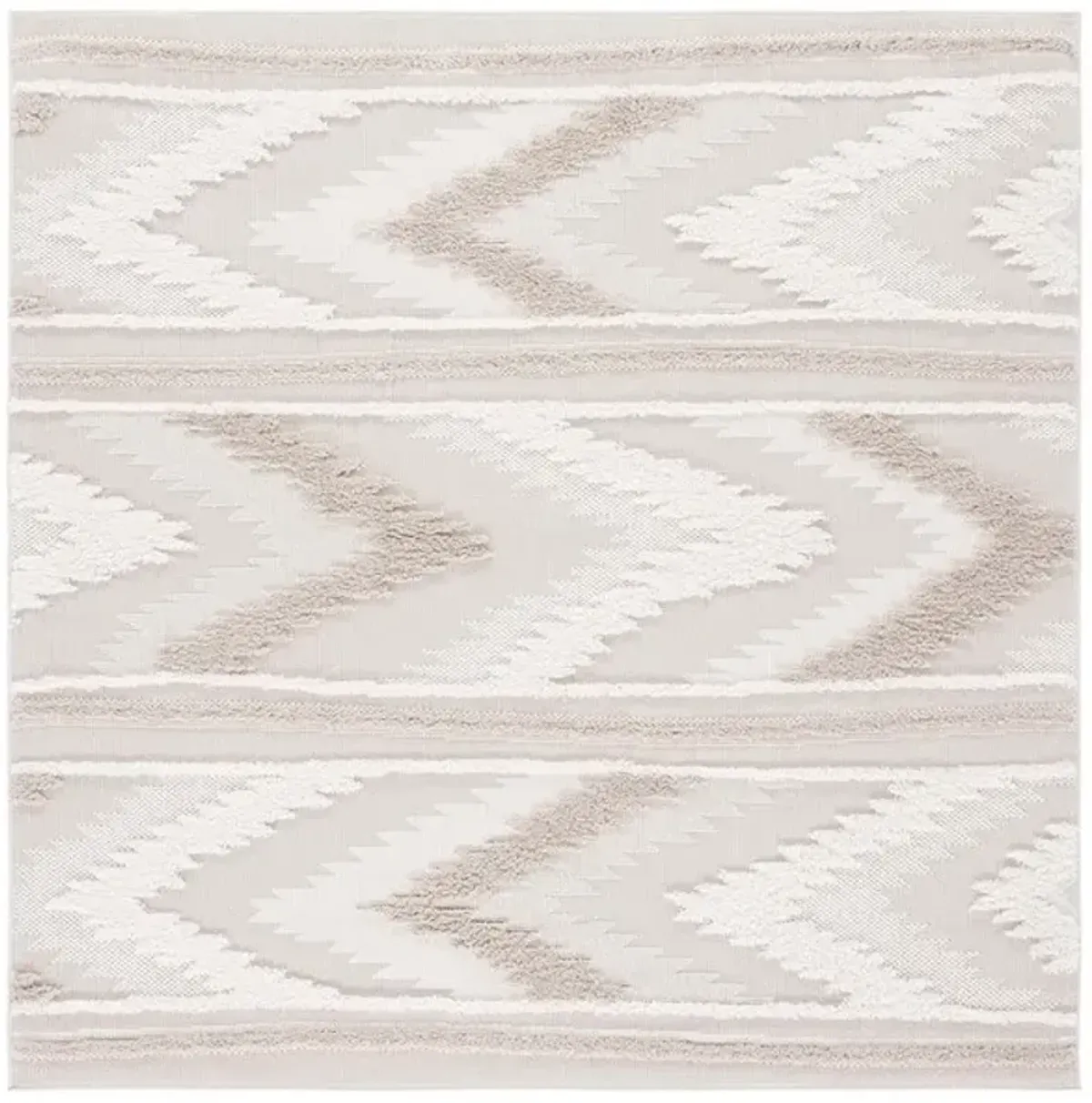 TRENDS 110 Beige 6'-7' X 6'-7' Square Square Rug