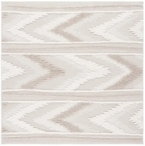 TRENDS 110 Beige 6'-7' X 6'-7' Square Square Rug