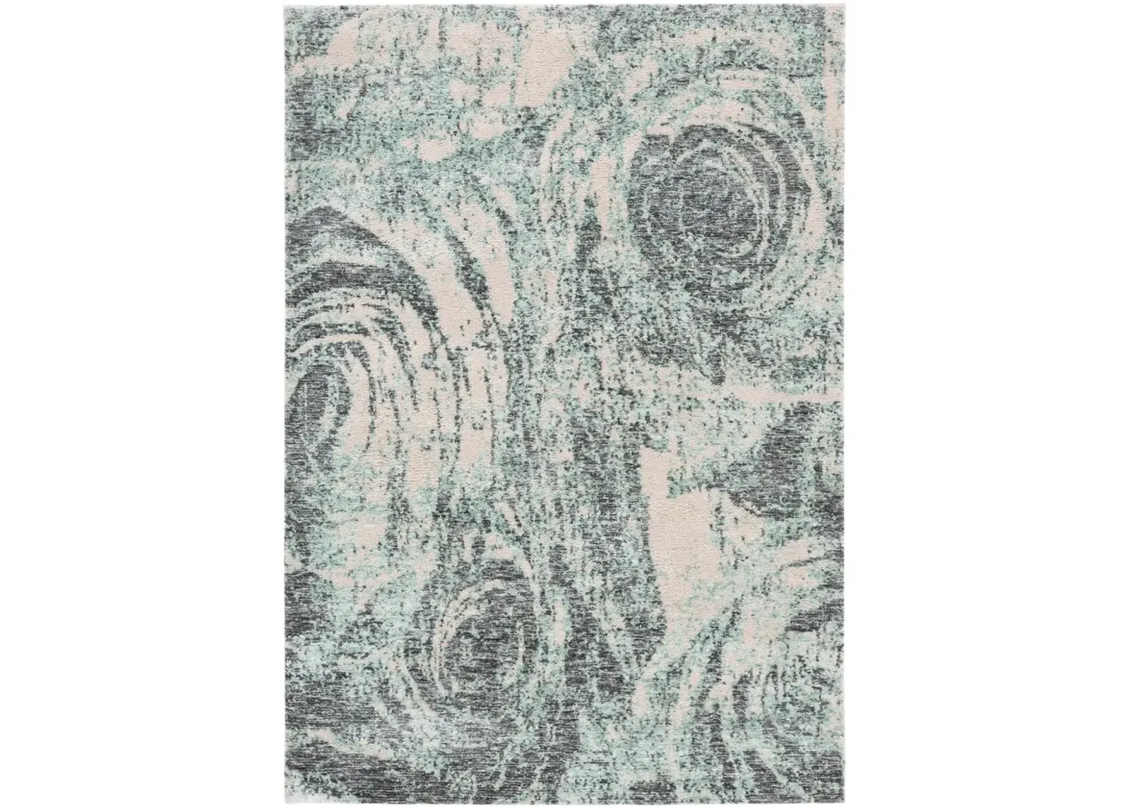 AUDREY 107 Blue 4' X 6' Small Rectangle Rug