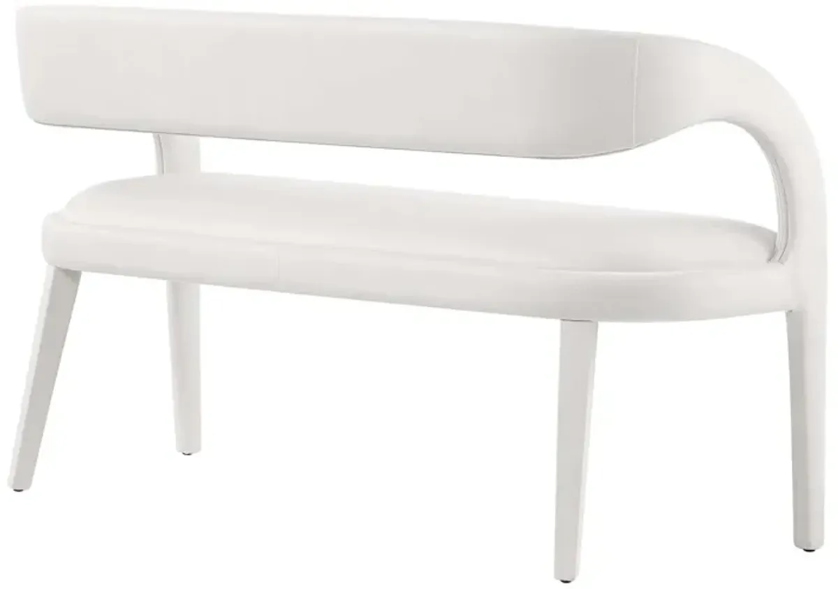 Pinnacle Performance Velvet Accent Bench