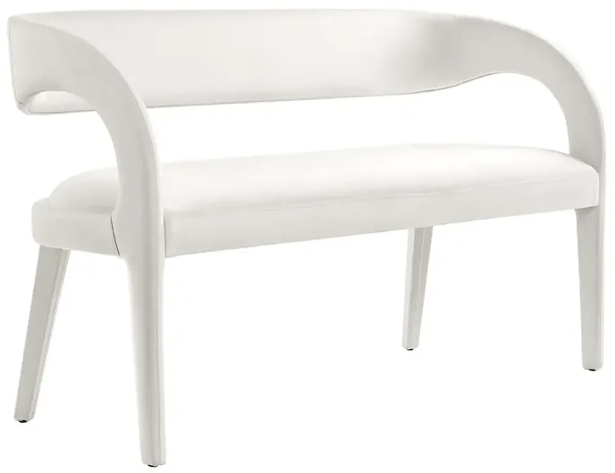 Pinnacle Performance Velvet Accent Bench