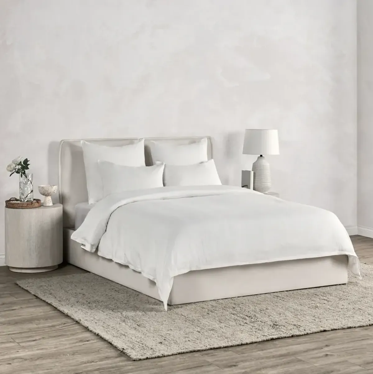 Jayson Linen Cashmere Queen Beige Duvet