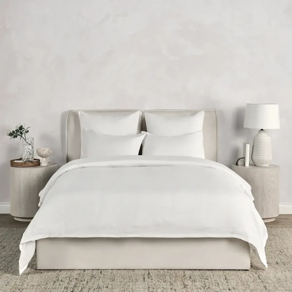 Jayson Linen Cashmere Queen Beige Duvet