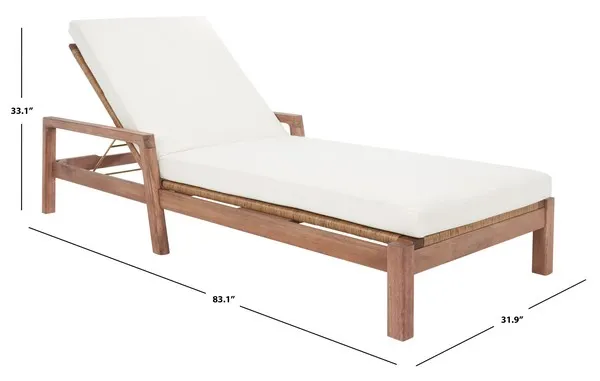 Donnamaria Wicker Sun Lounger