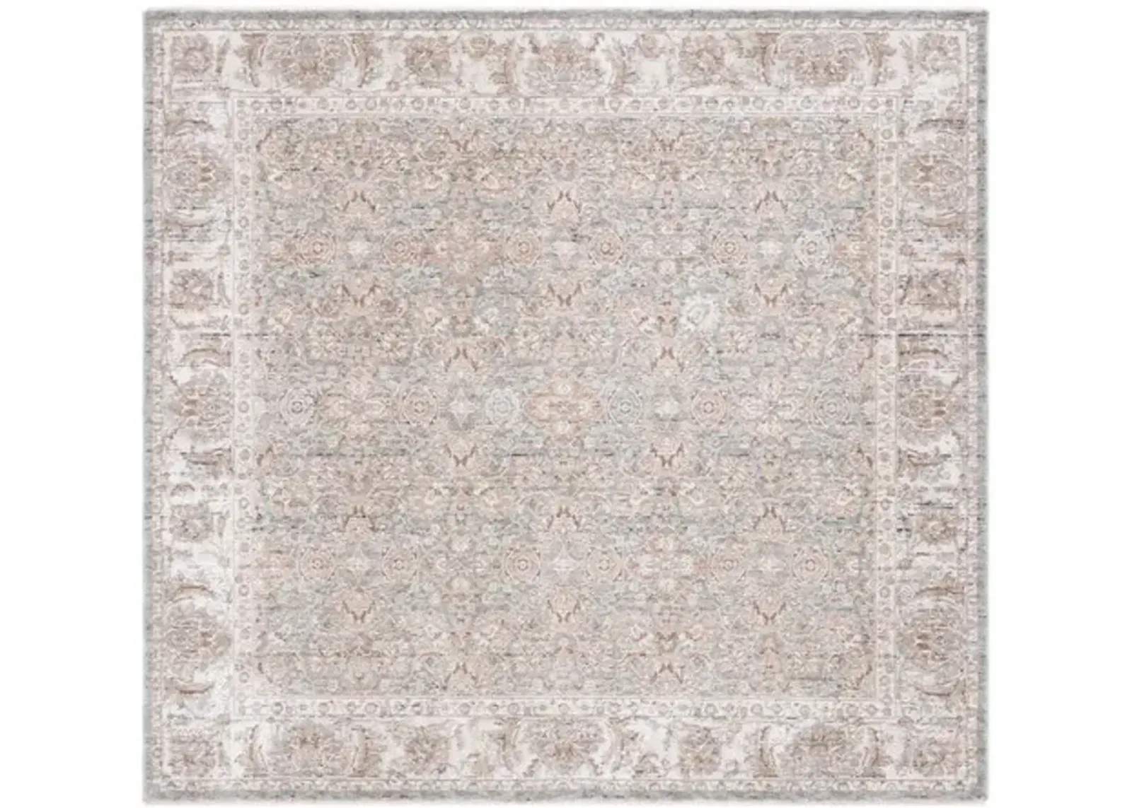 HARLOW 103 Grey  6'-3' X 6'-3' Square Square Rug