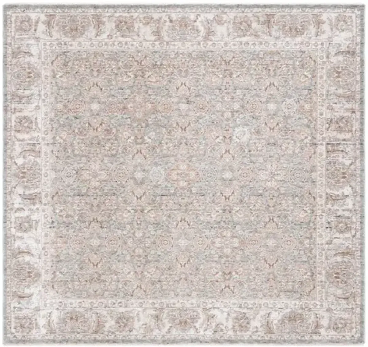 HARLOW 103 Grey  6'-3' X 6'-3' Square Square Rug