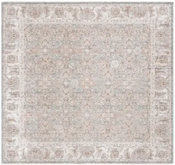 HARLOW 103 Grey  6'-3' X 6'-3' Square Square Rug