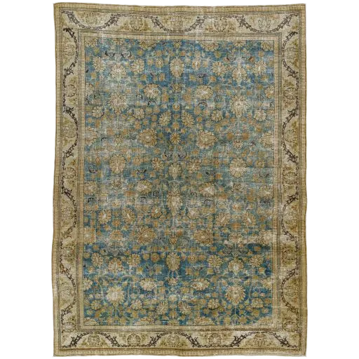 Antique One of a Kind AOOAK-1621 8'4" x 11'5" Handmade Rug