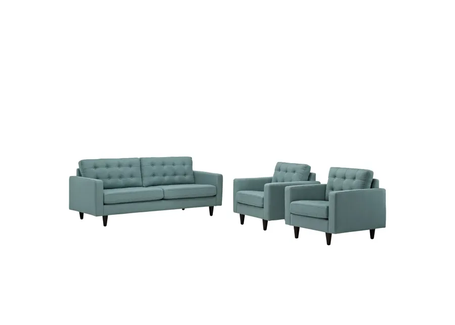 Empress Sofa and Armchairs Set of 3