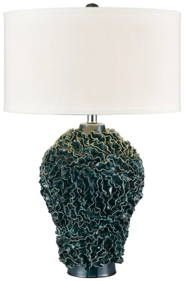 Larkin 27.5'' High 1-Light Table Lamp - Green Glaze