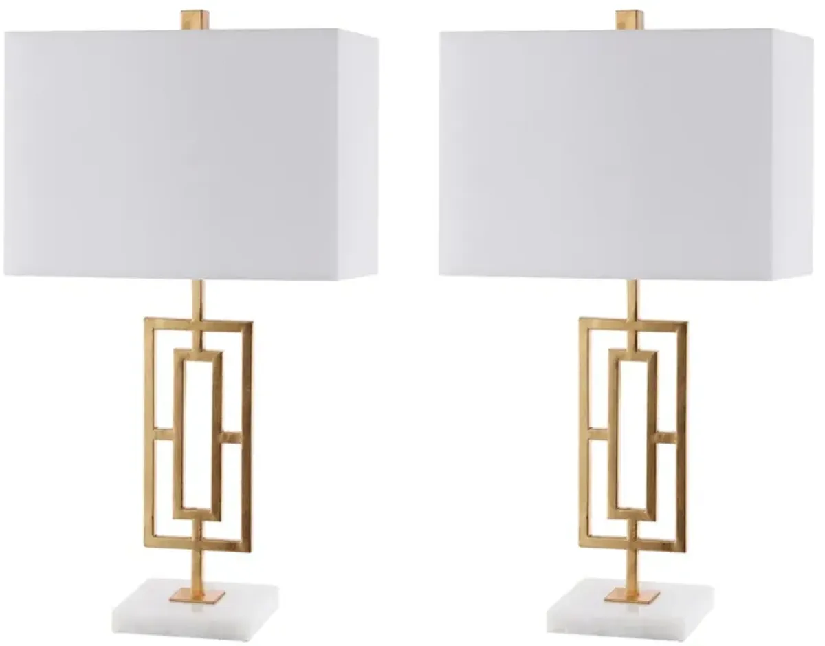 YARA IRON TABLE LAMP  - Set of 2