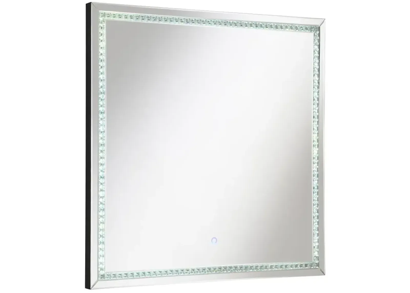 Noelle Square Wall Mirror with LED Lights