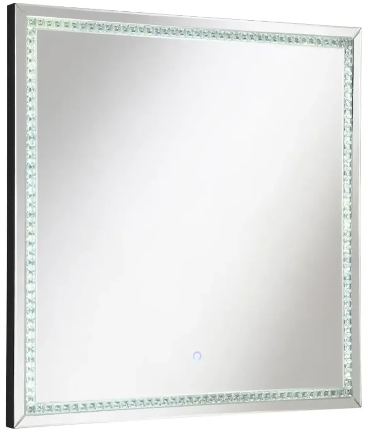 Noelle Square Wall Mirror with LED Lights