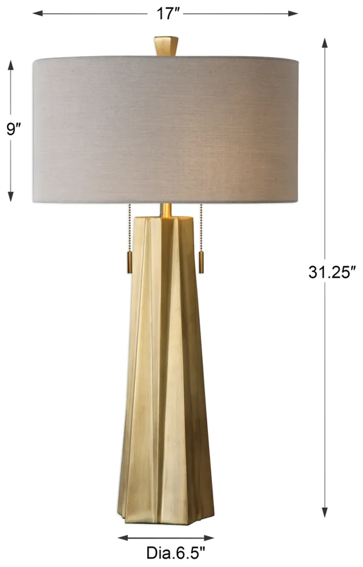 Maris Gold Table Lamp