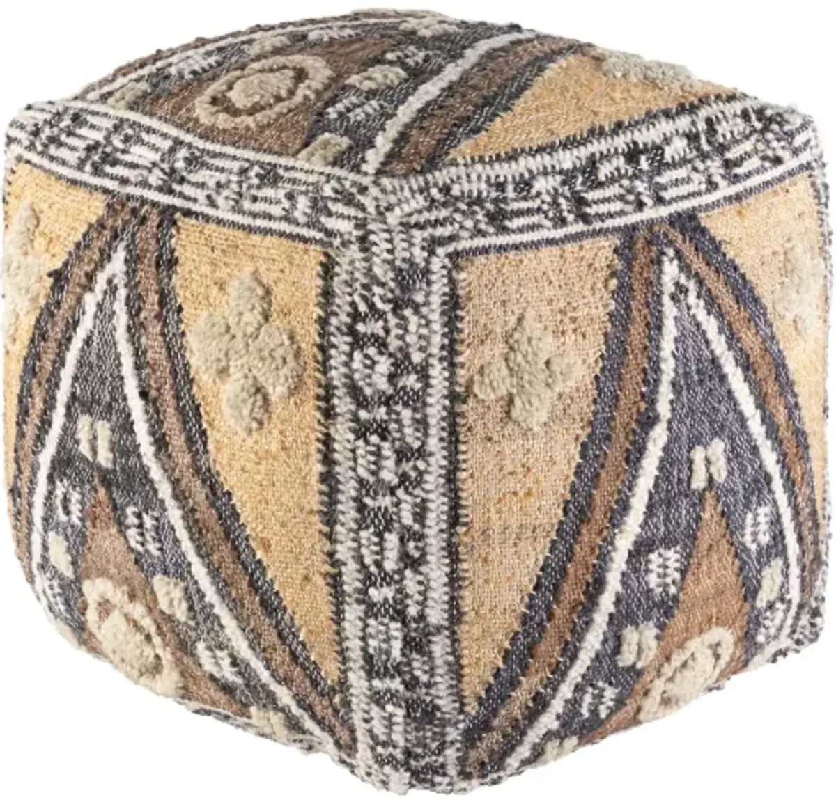 Luanda 18"H x 18"W x 18"D Pouf