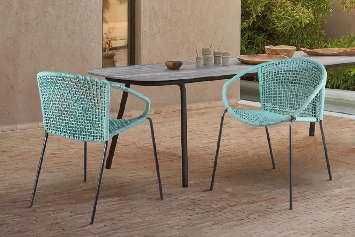 Snack Stackable Steel Indoor/Outdoor Dining Chair 