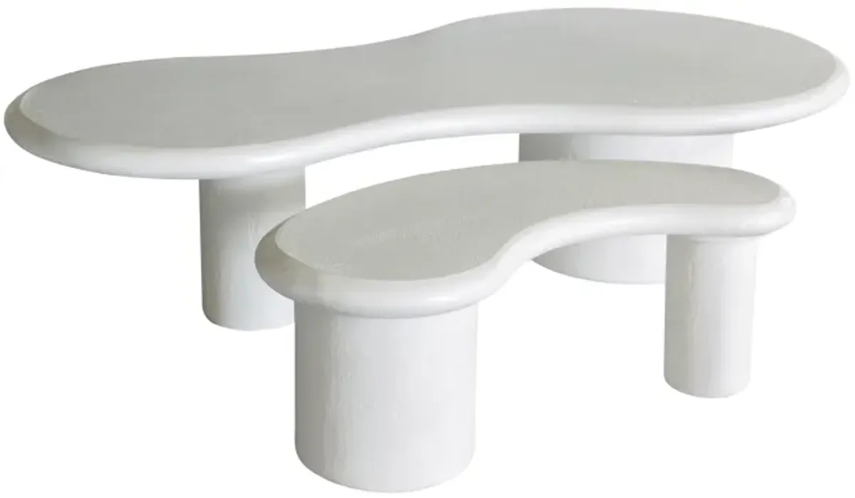 Stella Coffee Table - Plaster White