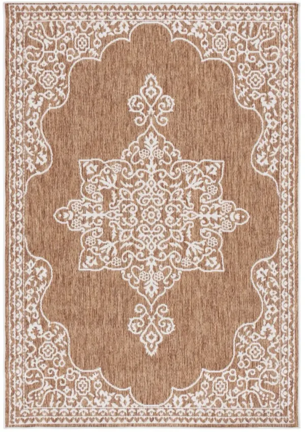 BEACH HOUSE 292 BROWN  4' x 6' Small Rectangle Rug