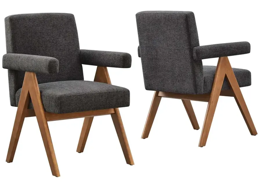 Lyra Fabric Dining Room Chair - Set of 2