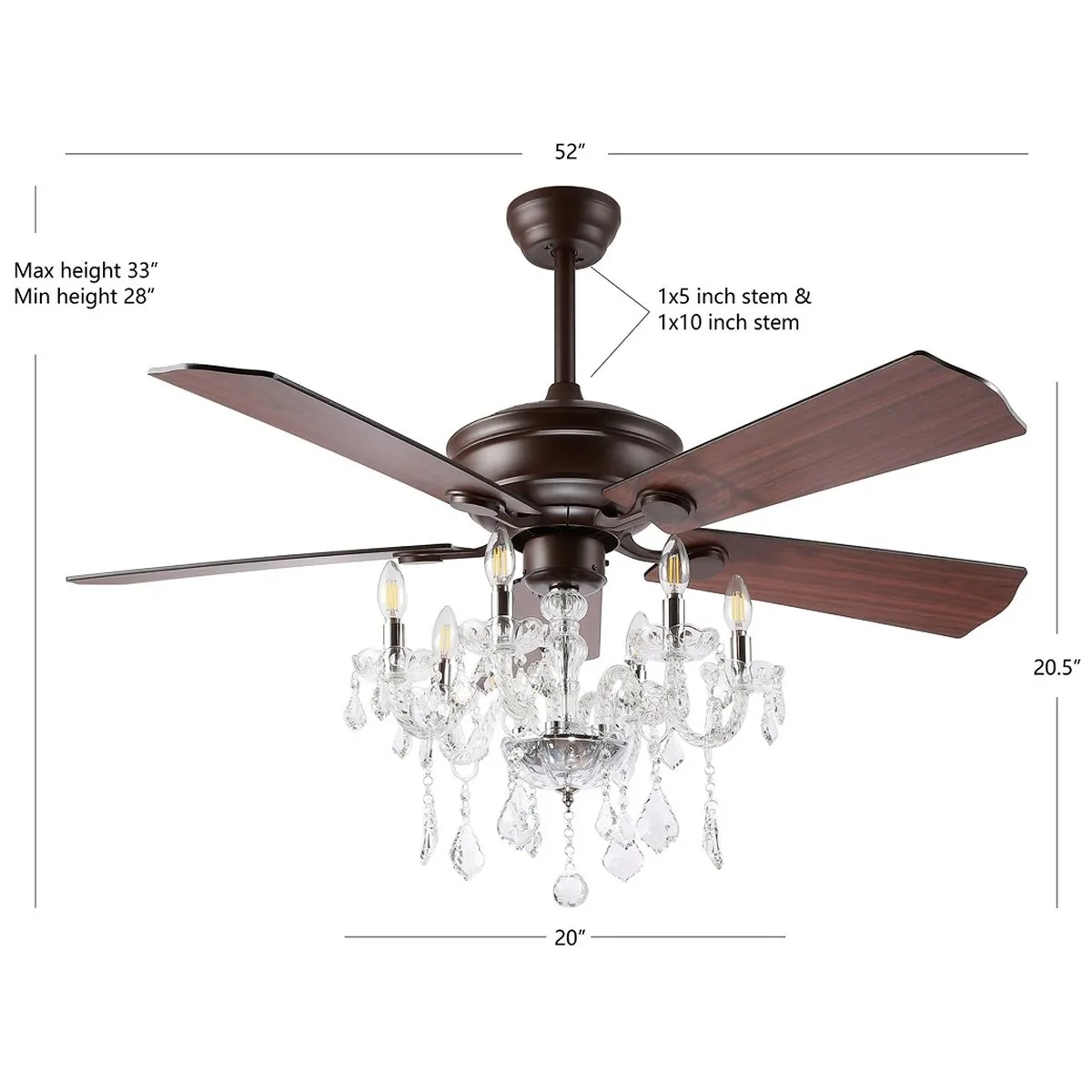 GARLA CEILING LIGHT FAN