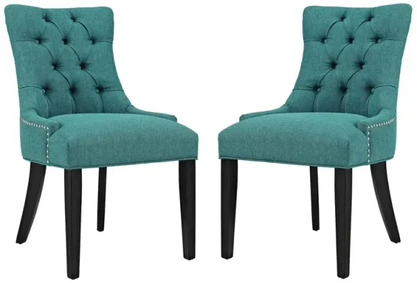 Regent Dining Side Chair Fabric Set of 2