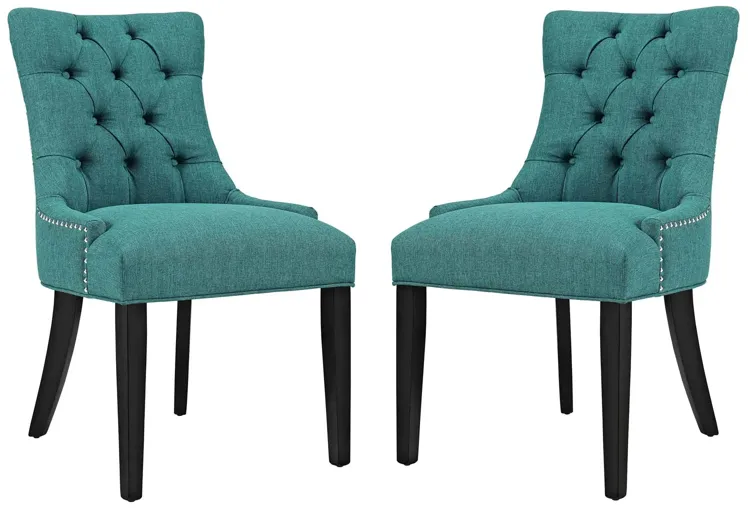 Regent Dining Side Chair Fabric Set of 2