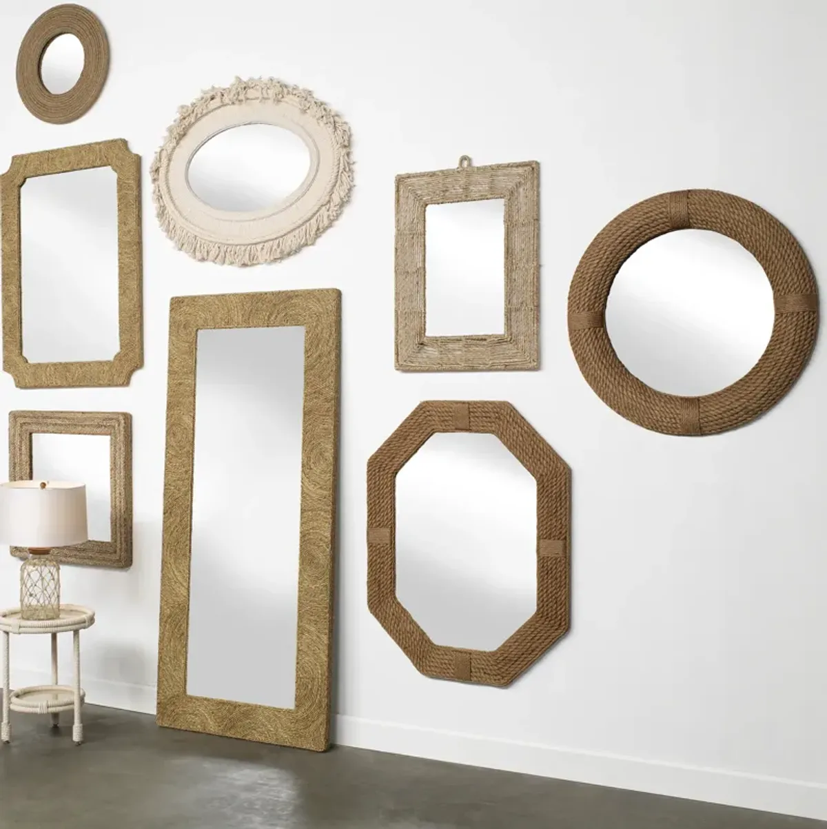 Round Rope Mirror