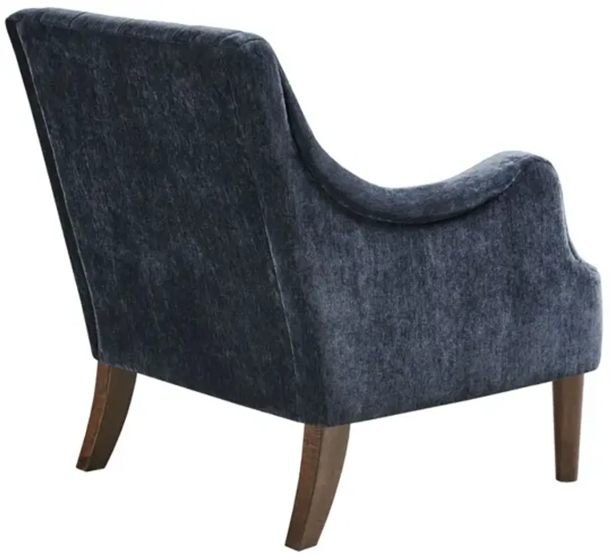 Madison Park Qwen Navy Button Tufted Accent Chair