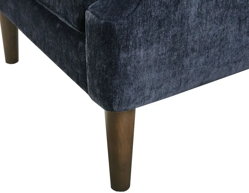 Madison Park Qwen Navy Button Tufted Accent Chair