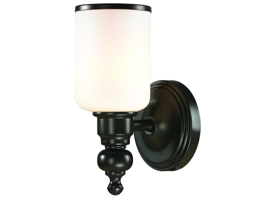 Bristol Way 10" High 1-Light Sconce - Oil Rubbed Bronze