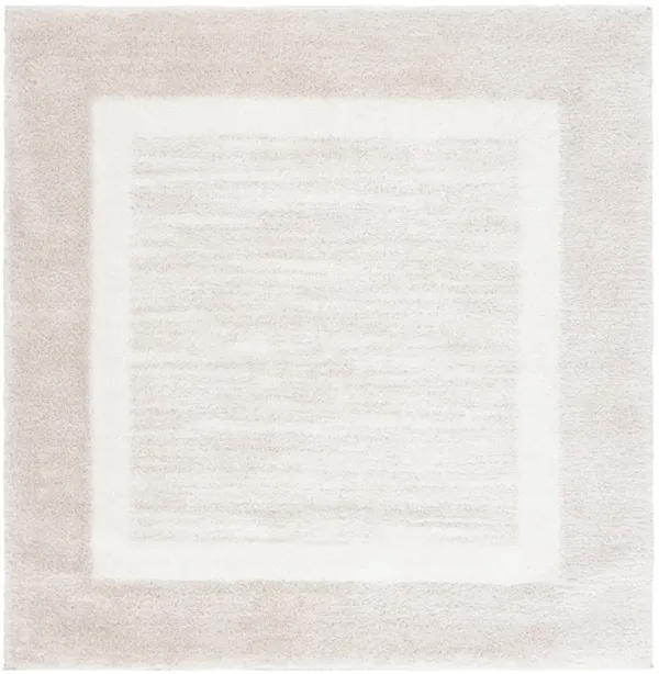 TAHOE SHAG 682 BEIGE  6'-7' x 6'-7' Square Square Rug