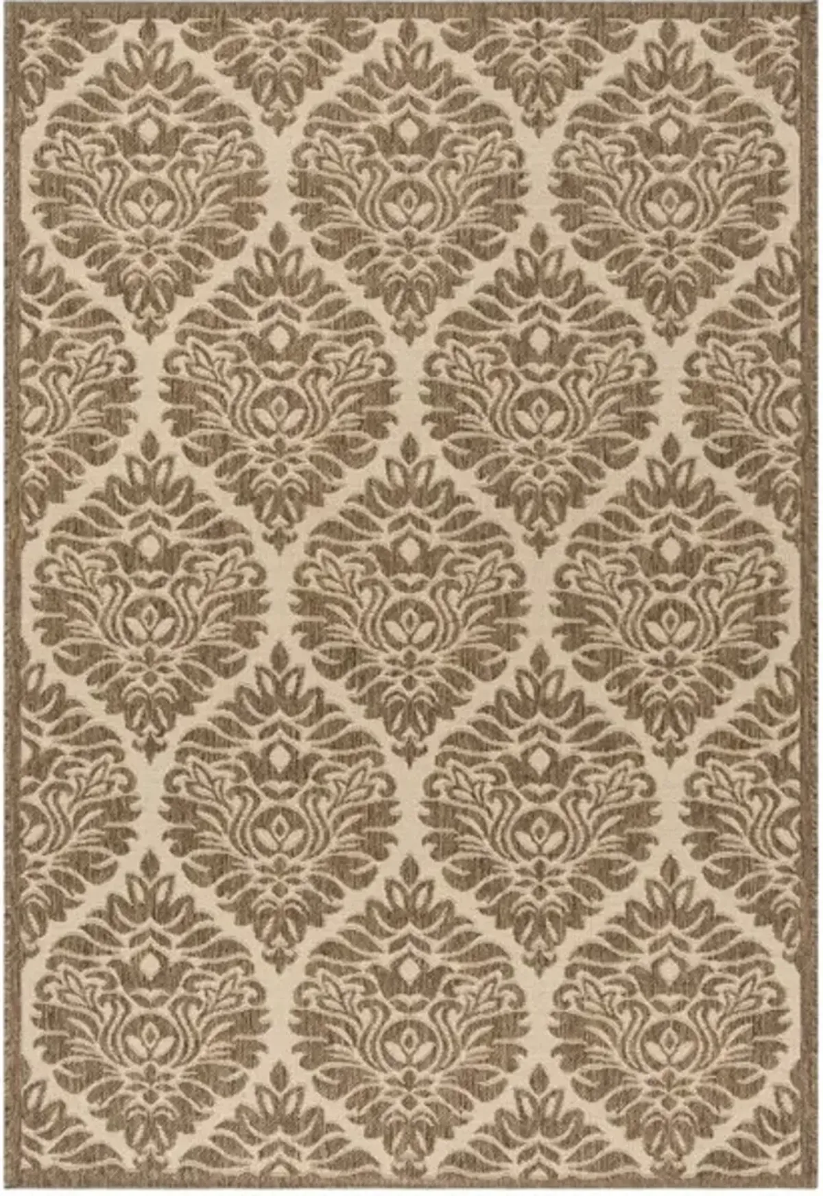 LINDEN 135 Collection LND135C-4 Cream / Beige 4' X 6'