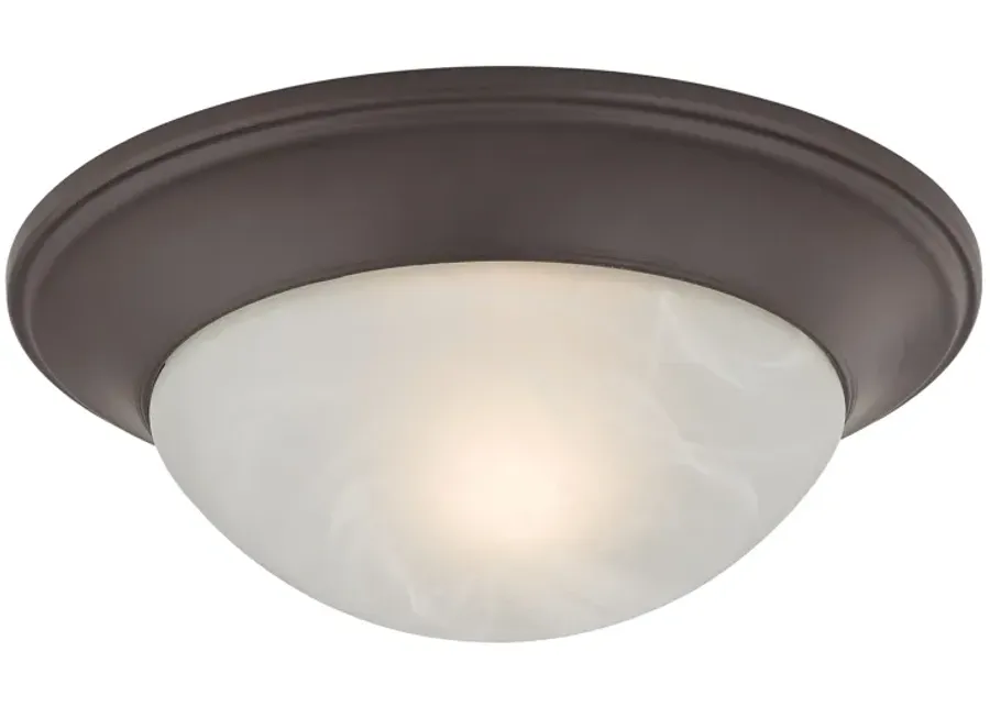 Flushmounts 12'' Wide 1-Light Flush Mount - Oil Rubbed Bronze