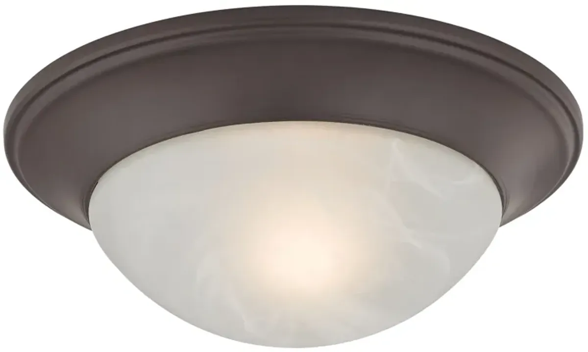 Flushmounts 12'' Wide 1-Light Flush Mount - Oil Rubbed Bronze