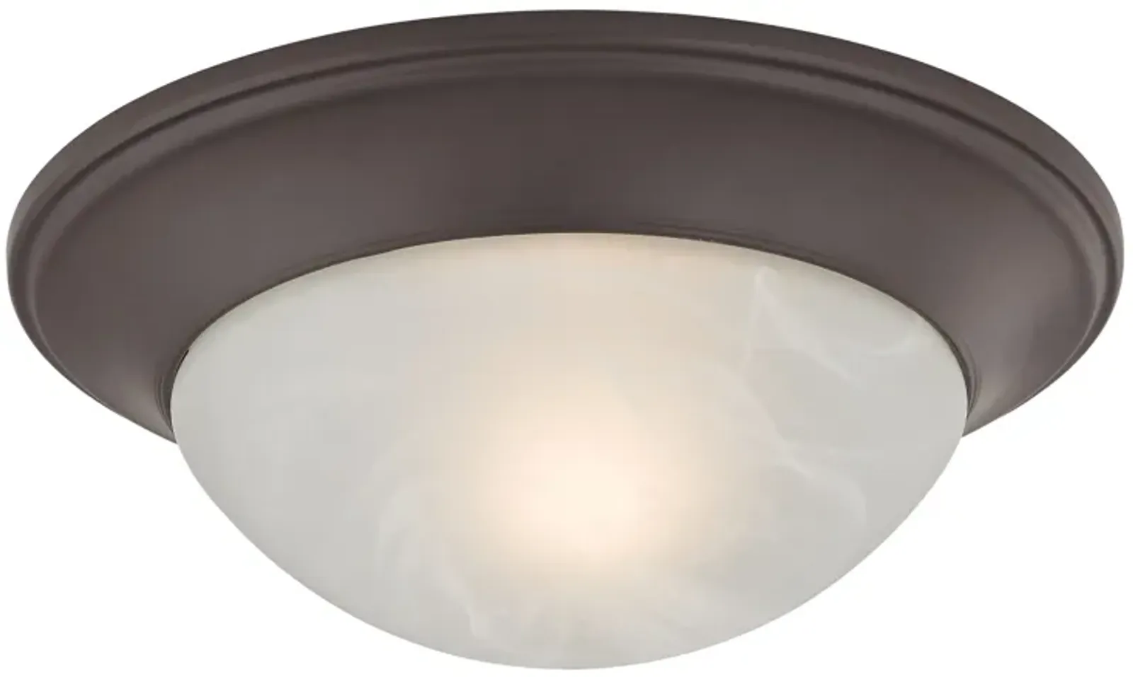 Flushmounts 12'' Wide 1-Light Flush Mount - Oil Rubbed Bronze