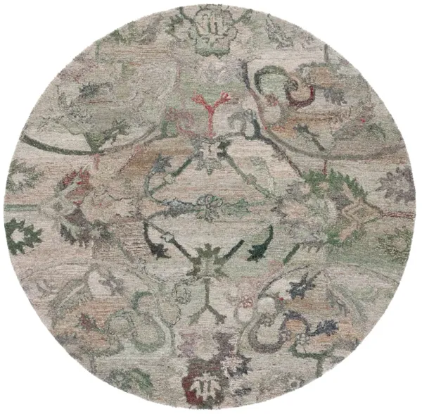 ANATOLIA Hand Tufted 4' x 4' Round area rug